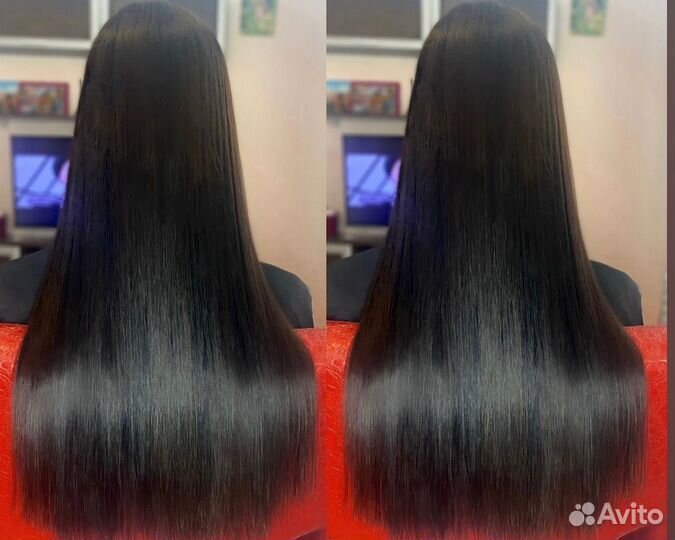 Кератиновое выпрямление волос