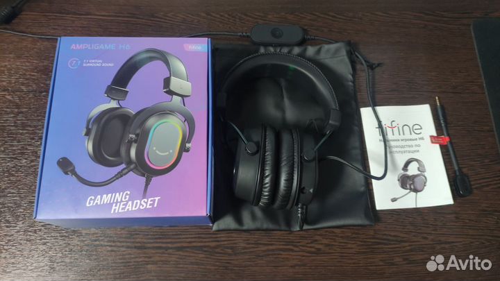 Игровые наушники с микрофоном