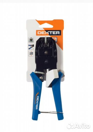 Клещи для обжима проводов 195 мм Dexter