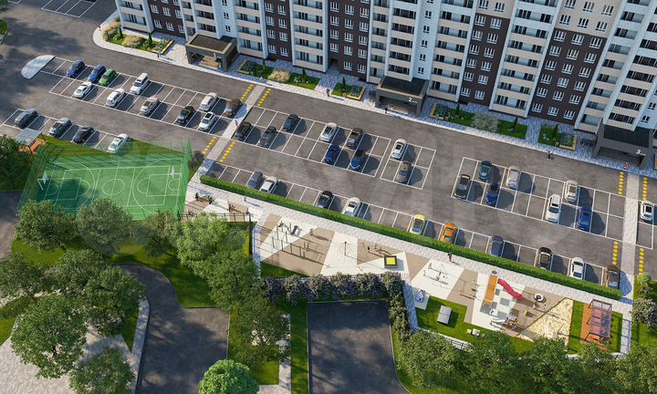 3-к. квартира, 81,6 м², 1/16 эт.