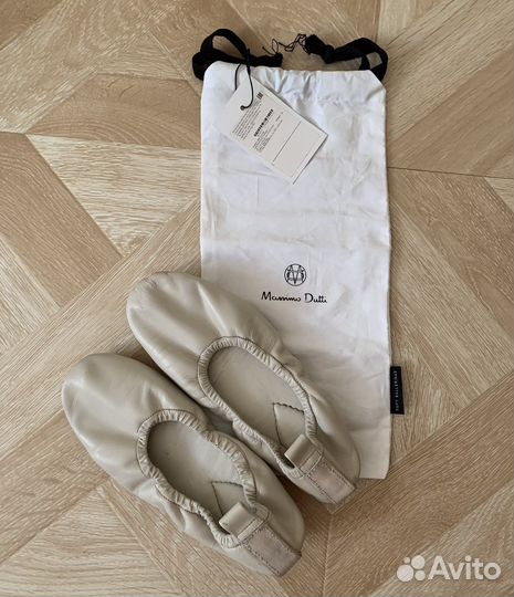 Кожаные балетки / туфли, Massimo Dutti