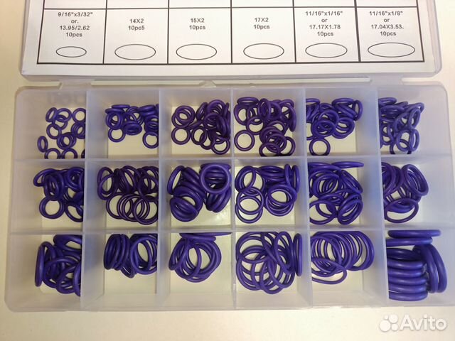 Набор уплотнительных колец №1 (270 шт) новые