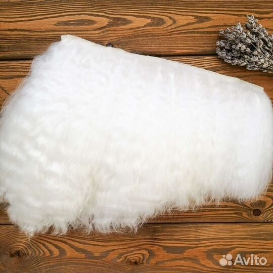 Шкурка ангорской козы. Волосы для кукол