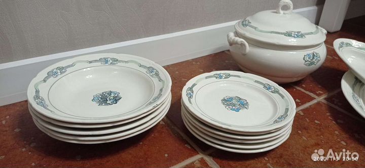 Набор столовой советской посуды зик (Конаково)