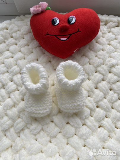 Плед детский плюшевый