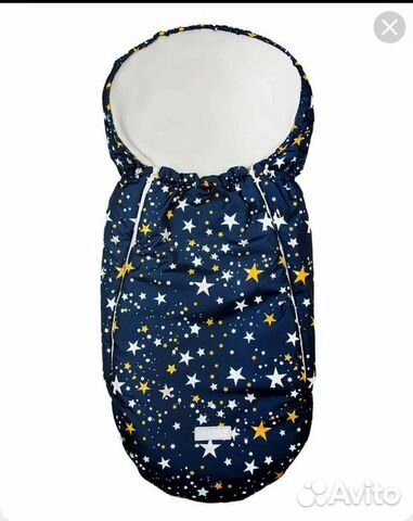 Меховой конверт в коляску