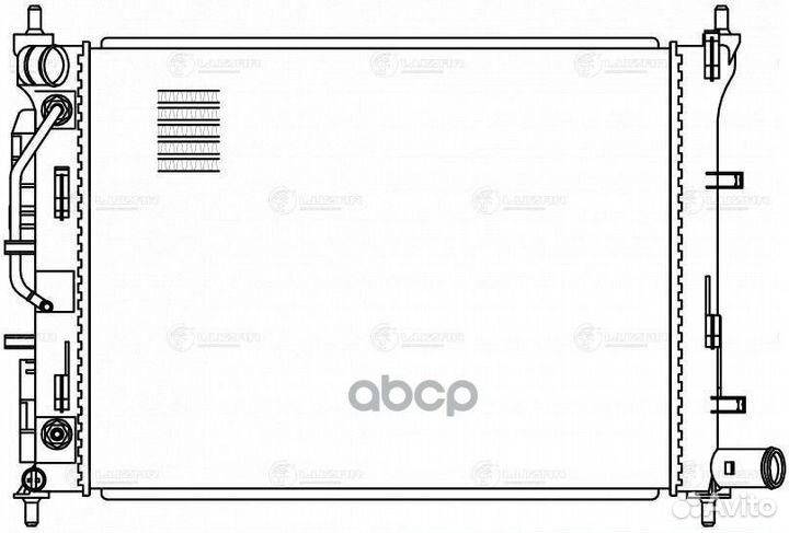 Радиатор охл. для а/м Hyundai Solaris (17) /Kia