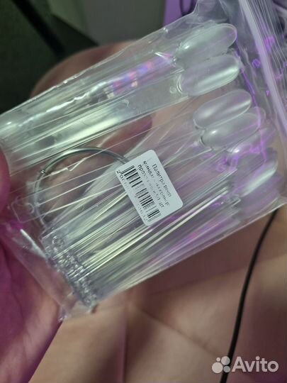 Типсы на кольце для выкраски