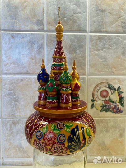 Музыкальный сувенир Россия Собор ручная работа