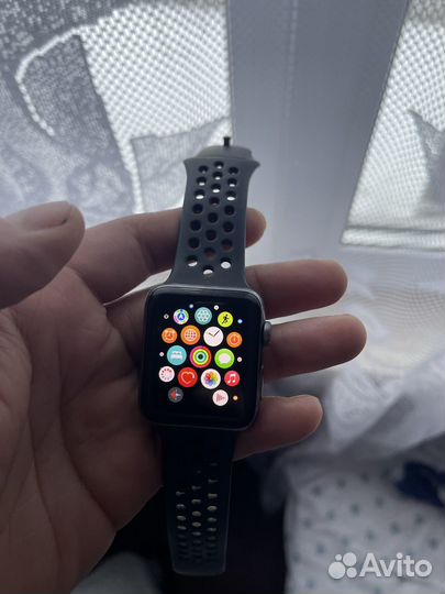 Часы apple watch 3 42mm nike