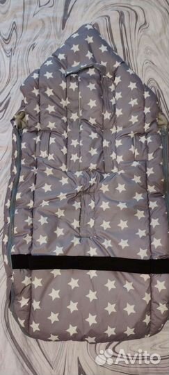 Зимний конверт в коляску