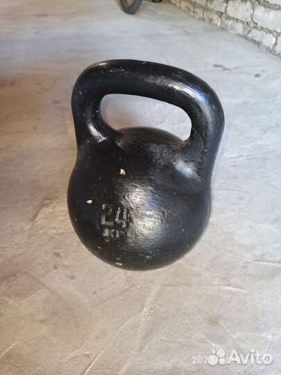 Советская гиря 24 кг