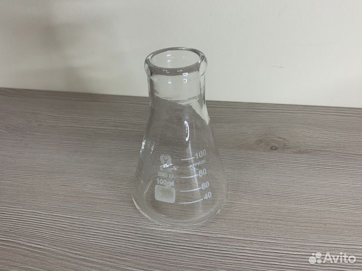 Колба Эрленмейера мерная 100мл