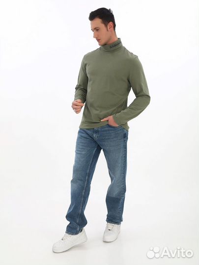 Водолазка мужская оливкового цвета Napapijri