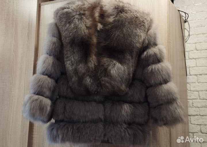 Полушубок из песца,р40