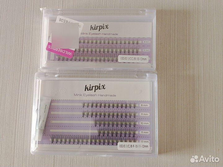 Накладные ресницы пучки