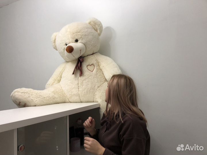 Плюшевый медведь 150 см музыкальный