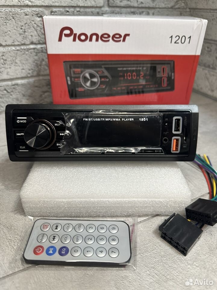 Магнитола pioneer с bluetooth, Новая