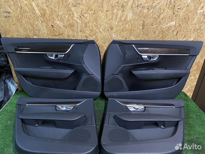 Обшивки дверей volvo S90 дверные карты