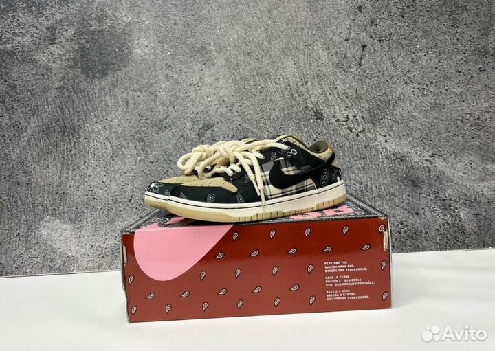 Кроссовки Nike SB dunk low x Cactus Jack Люкс