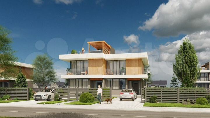 Таунхаус 85 м² на участке 4 сот.