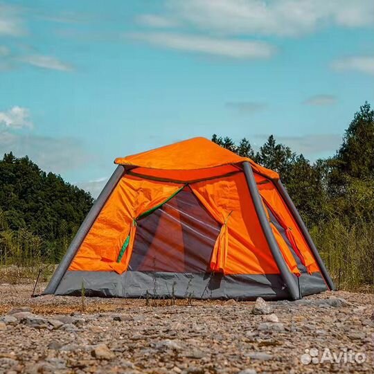 Палатка туристическая для рыбалки большая.надувная
