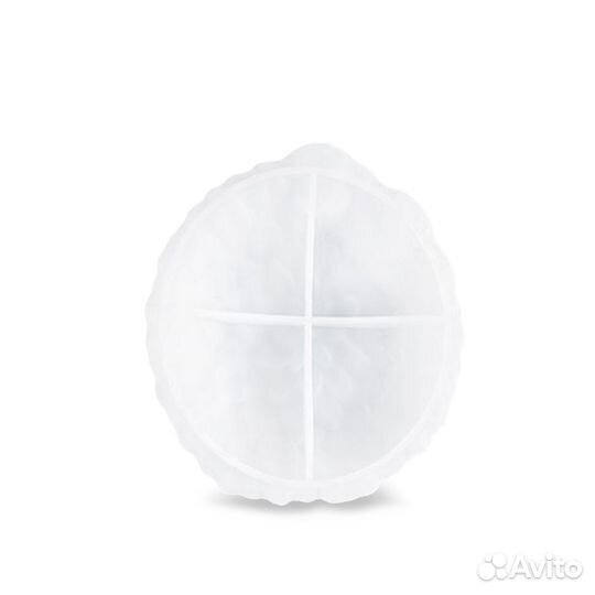 Силиконовый молд - Блюдце с цветком, d12см