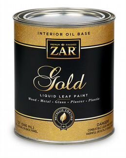 Декоративная золотая краска Zar