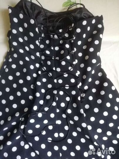 Платье в горошек