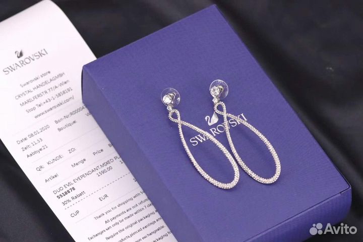 Swarovski серьги