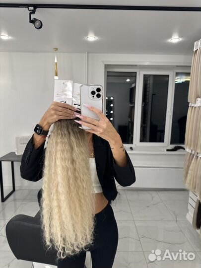 Волосы для наращивания кудри