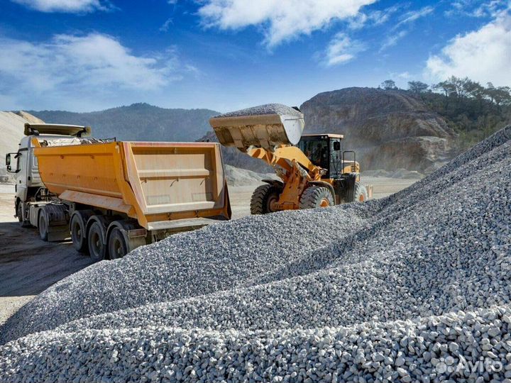 Щебень белый с доставкой от 3кубов