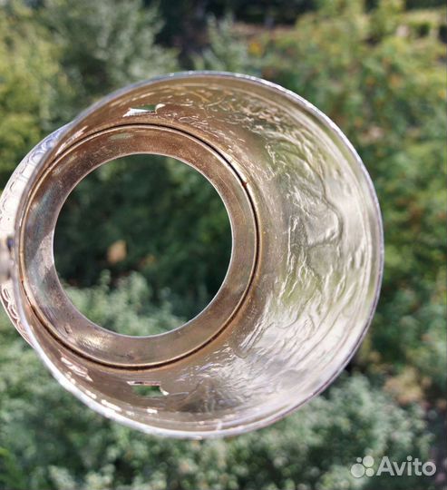 Подстаканник Лиса и Журавль СССР