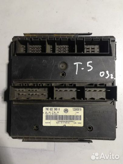 Блок комфорта Volkswagen Transporter T5 7H0937049H