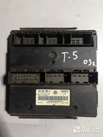 Блок комфорта Volkswagen Transporter T5 7H0937049H