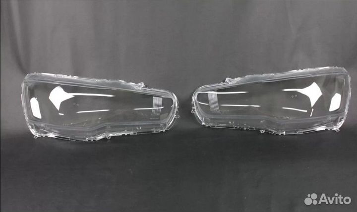 Стекло фары Mitsubishi Lancer 10