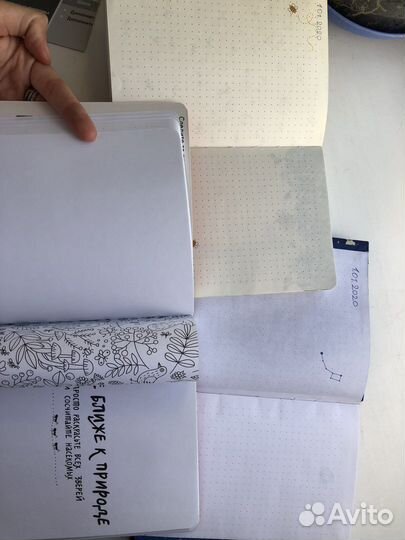 Блокноты (нелинованный, и в точку)