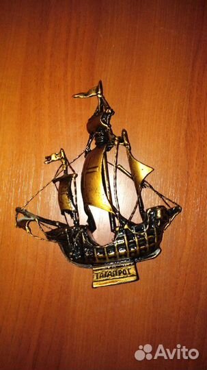 Сувенир, кованый парусник