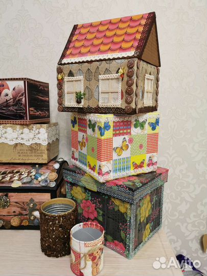 Декоративные ящики в ассортименте