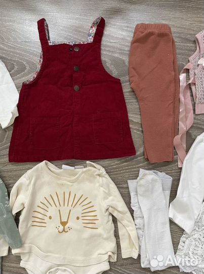 Вещи пакетом на девочку 80 р