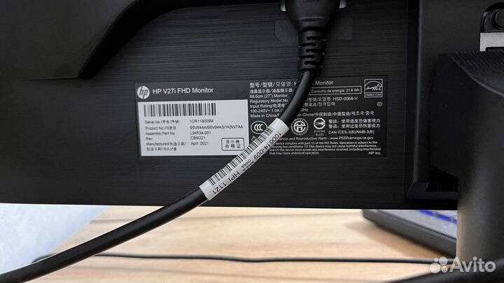 Монитор HP V27i FHD