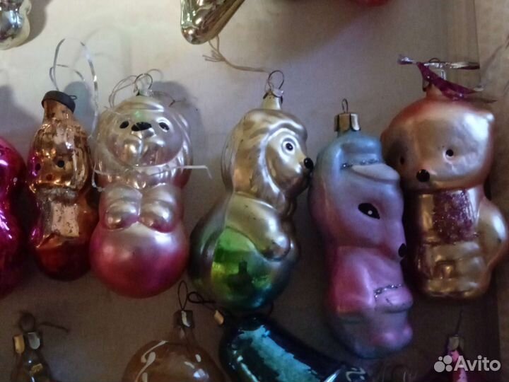 Елочные игрушки СССР