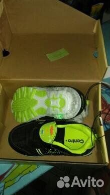 Кроссовки с подсветкой подошвы 26-27р