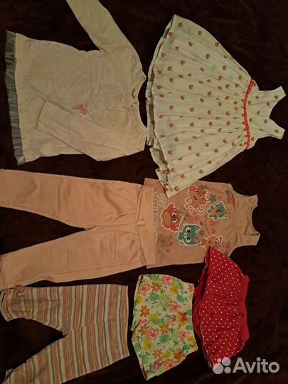 Пакет вещей на девочку 86