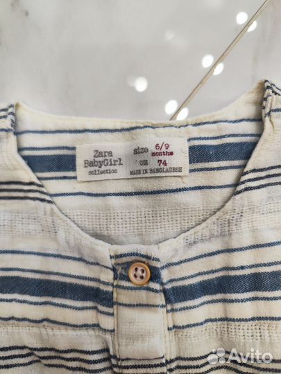Ромпер zara 6-9 мес