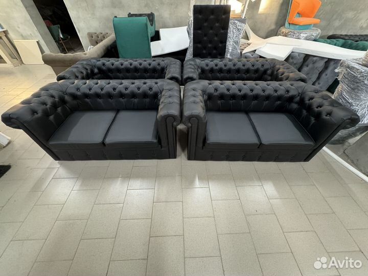 Диван Chester в кальянную под заказ