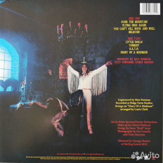 Ozzy Osbourne - Diary Of A Madman Red/Black Swir