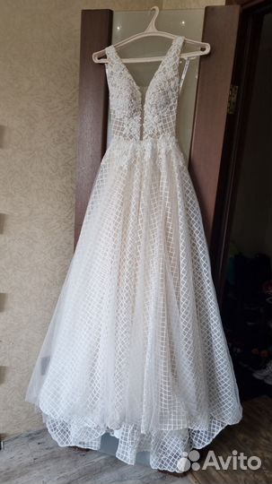 Свадебное платье berta radelli со шлейфом 42-44