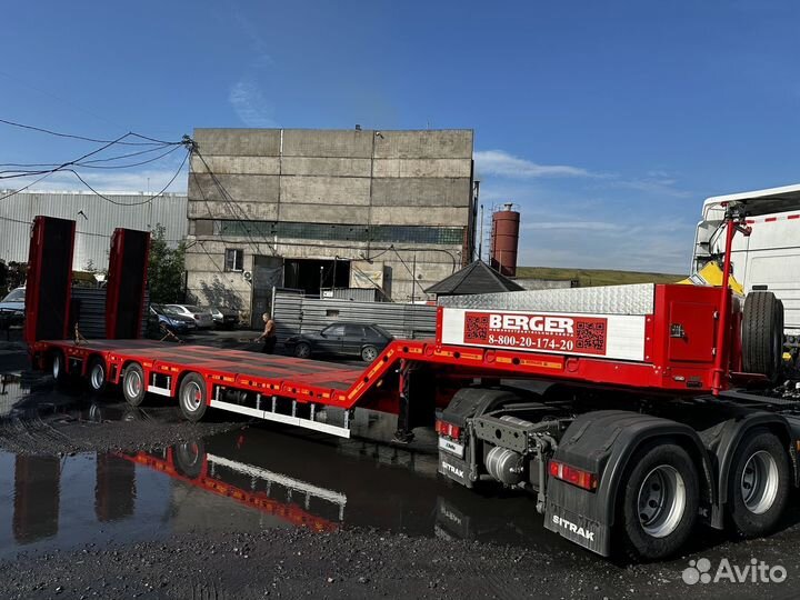 Полуприцеп трал (тяжеловоз) Berger 9854, 2023