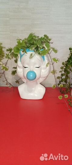 Кашпо с цветком